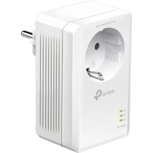 TP-LINK TL-PA7017P KIT v1 Powerline Διπλό για Ενσύρματη Σύνδεση με Passthrough Πρίζα και Θύρα Gigabit Ethernet