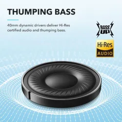 Anker Soundcore Wireless Headphones Q21i  Hybrid Active Noise Cancellation, Black