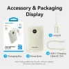 Vention Power Bank 10000mAh 22.5W με Θύρα USB-A και Θύρα USB-C Power Delivery Μπεζ