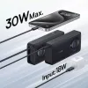 Baseus Free2Pull Power Bank 10000mAh 30W με Θύρα USB-C Power Delivery / Quick Charge Μαύρο