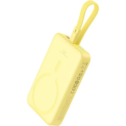 Baseus Mini MagSafe Power Bank 10000mAh 20W Power Delivery Κίτρινο