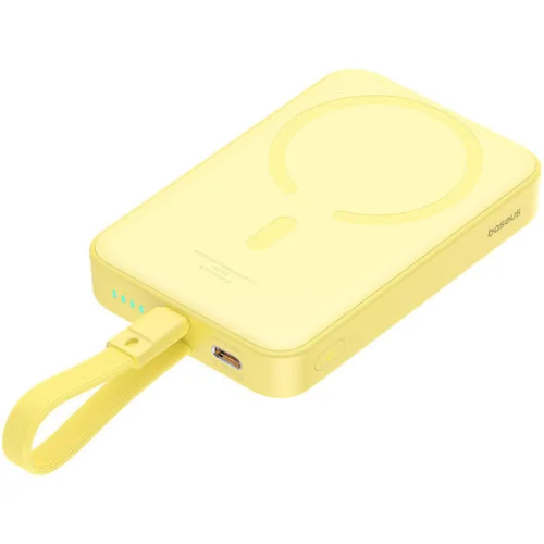 Baseus Mini MagSafe Power Bank 10000mAh 20W Power Delivery Κίτρινο