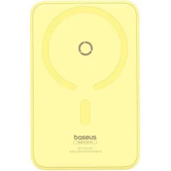 Baseus MagPro MagSafe Power Bank 5000mAh 20W με Θύρα USB-C Power Delivery Κίτρινο