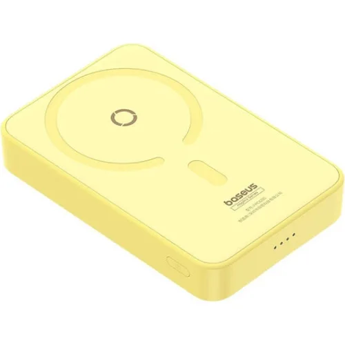 Baseus MagPro MagSafe Power Bank 5000mAh 20W με Θύρα USB-C Power Delivery Κίτρινο