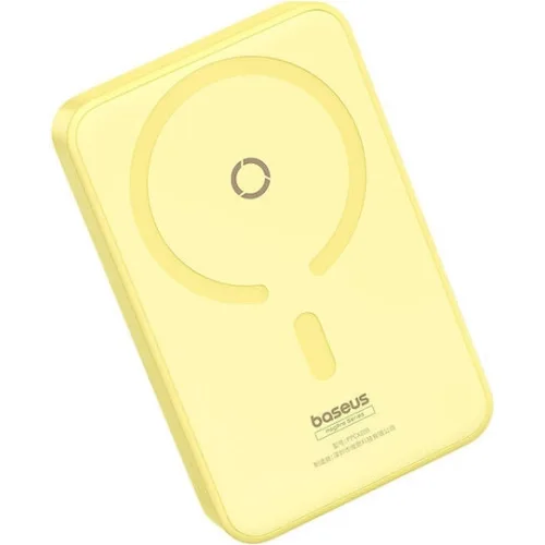 Baseus MagPro MagSafe Power Bank 5000mAh 20W με Θύρα USB-C Power Delivery Κίτρινο