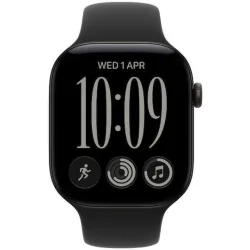 Watch Apple Watch Series 12 (2026) GPS 46mm Black Aluminium Case with Black Sport Band M/L - Black