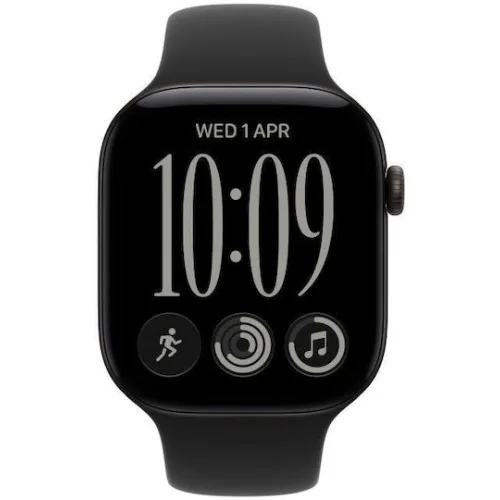 Watch Apple Watch Series 12 (2026) GPS 46mm Black Aluminium Case with Black Sport Band M/L - Black
