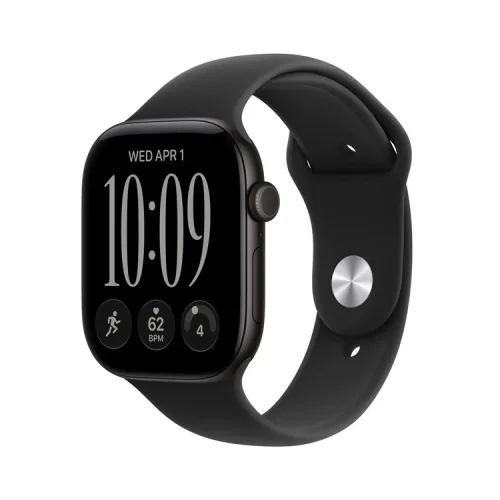 Watch Apple Watch Series 12 (2026) GPS 46mm Black Aluminium Case with Black Sport Band M/L - Black