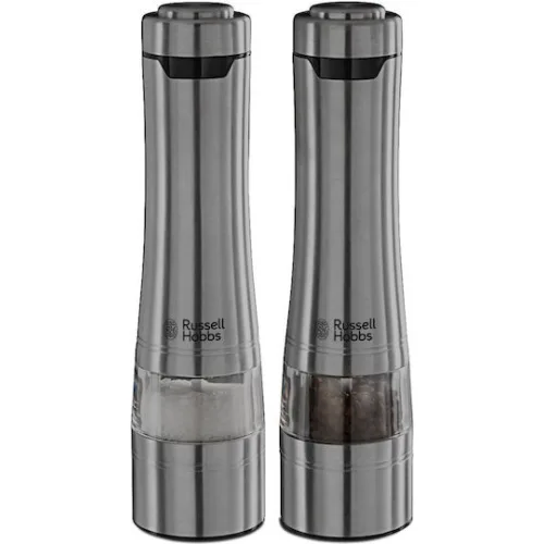 Russell Hobbs Classics Σετ Ηλεκτρικοί Μύλοι Μπαχαρικών Inox σε Ασημί Χρώμα 2τμχΚωδικός: 23460