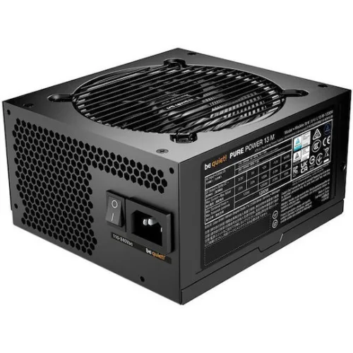BEQUIET PSU PURE POWER 13M 1200W BP029EU, GOLD CERTIFIED, MODULAR CABLES, EXCEPIONALLY QUIET, 12CM FAN, 10YW.
