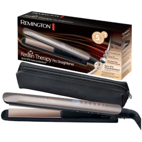 RemingtonKeratin Therapy Pro S8593 Πρέσα Μαλλιών με Κεραμικές Πλάκες
