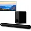 Akai ProffesionalSoundbar 2.1 Bluetooth και HDMI 150W με Ασύρματο Subwoofer και Τηλεχειριστήριο Μαύρο ASB-8WSW
