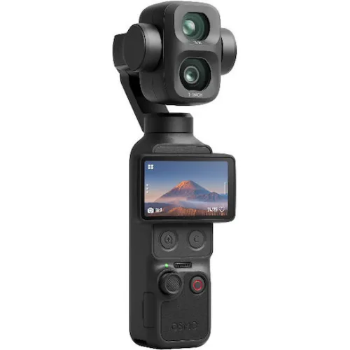 DJIOsmo Pocket 4P 103GB Action Camera 4K Ultra HD Standard Combo με Οθόνη Αφής 2" και Wi-Fi