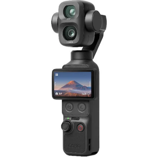 DJIOsmo Pocket 4P 103GB Action Camera 4K Ultra HD Standard Combo με Οθόνη Αφής 2" και Wi-Fi