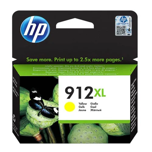 Cartridge HP Inkjet No 912XL High Yield Yellow (825p)