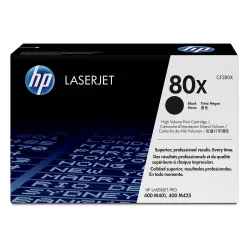 HP 80X High Yield Black Original LaserJet Toner Cartridge