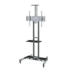 AxRed ZEUS 32”-85” Bάση TV με Ράφι & Κανάλι Απόκρυψης Καλωδίων (11962) (AXZEUS)