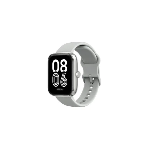 ttec Tempus 47 mm Rectangular Case Smartwatch Silver (2S09WGM) (TTEC2S09WGM)