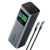 VENTION 27000mAh Power Bank (USB-C + USB-C/USB-C/USB-A) 200W Gray TFT Display Type (FKGH0) (VENFKGH0)