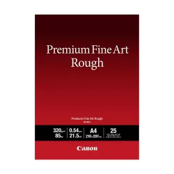 Canon FA-RG1 Photo Paper Premium Fine Art Rough A4 (21x30) 320gr/m² for Printers Inkjet 25 Sheets (4562C001) (CANFA-RG1A4)