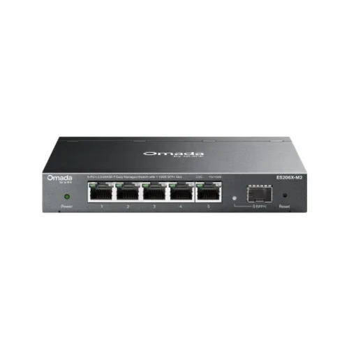 TP-Link Omada 5-Port 2.5GBASE-T Easy Managed Switch with 1 10GE SFP+ Slot (ES206X-M2) (TPES206X-M2)