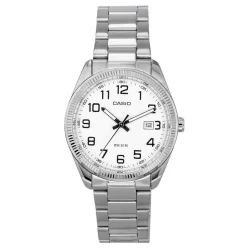 Casio Ρολόι Μπαταρίας με Ασημί Μεταλλικό Μπρασελέ (MTP-1302PD-7BVDF) (CASMTP-1302PD-7BVDF)