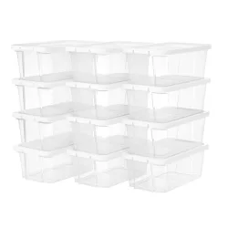 Songmics σετ Αποθηκευτικά Κουτιά 12 τμχ  (LSP12WT) (SNGLSP12WT)