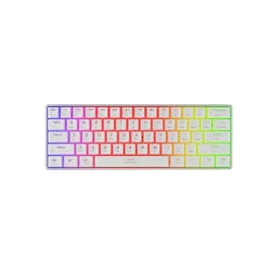 Genesis Gaming Keyboard Thor 660 G2 US White Wireless RGB Mechanical Cateron Red (NKG-1917) GNSNKG-1917)