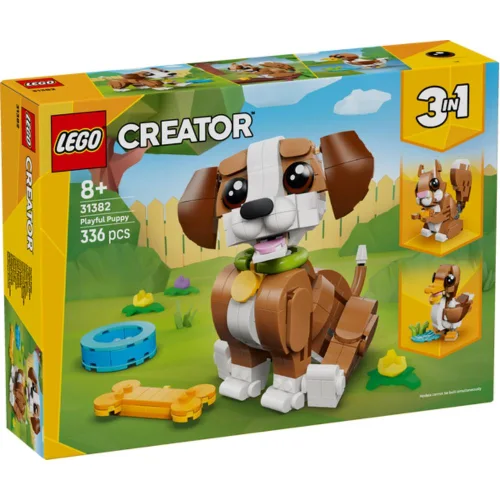 Lego Creator 3-in-1 Cute Animals: Playful Puppy Dog (31382) (LGO31382)