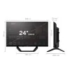 Tesla LED TV 24" 24E655BHS HD 12V Google TV