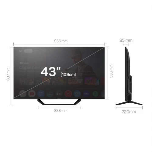 Tesla 43E655BUS Smart Τηλεόραση 43" UHD Google TV