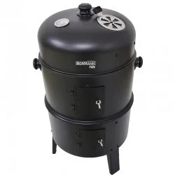 Bormann Elite BBQ1970 Ψησταριά Κάρβουνου/Καπνιστήριο 2 σε 1 με Ρόδες