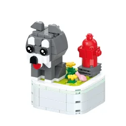 Zuanma Dog Building Block Series - Schnauzer