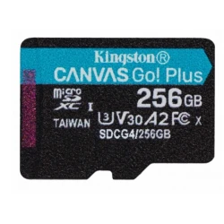 256GB microSDXC CANVAS GO PLUS G4 + ADP