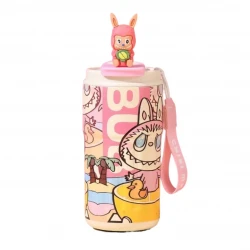 Θερμός Ανοξείδωτος LABUBU 500ml | Bubble Pink