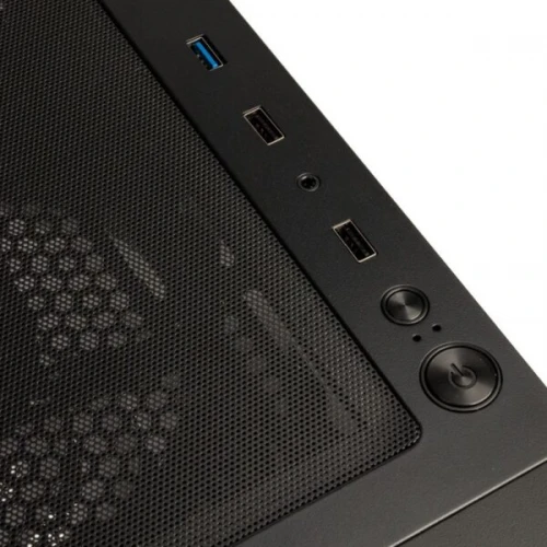 Kolink Observatory HF Plus Glass ARGB PWM Midi Tower Case - Black (with 6x120mm ARGB PWM Fans)