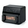 LIFE NOVELTY Air Fryer με Διπλό Αποσπώμενο Κάδο 9lt Μαύρο
