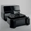 LIFE NOVELTY Air Fryer με Διπλό Αποσπώμενο Κάδο 9lt Μαύρο