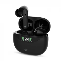 NEDIS Bluetooth ακουστικά handsfree με θήκη φόρτισης Μαυρα HPBT2450BK