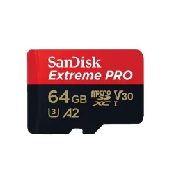 SanDisk Extreme PRO microSDXC UHS-I 64GB CARD SDSQXCU-064G-GN6MA