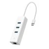 TP-LINK USB 2.0 Hub 3 Θυρών με σύνδεση USB-C / Ethernet UE330C