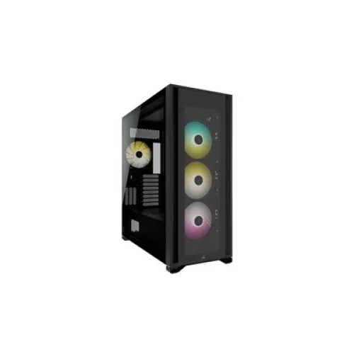CORSAIR - iCUE 7000X RGB Tempered Glass Full-Tower ATX PC Case - Black