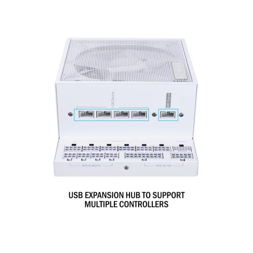 Lian Li Edge 1300W White 80+ Platinum, Fully Modular SFX PSU