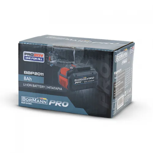 ΜΠΑΤΑΡΙΑ 20V, Li-Ion, 8Ah - PRO BORMANN Pro BBP2011