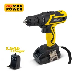 ΔΡΑΠ/ΒΙΔΟ ΜΠΑΤΑΡΙΑΣ ΛΙΘΙΟΥ 20V BORMANN LITE BCD2400