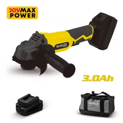 ΓΩΝΙΑΚΟΣ ΤΡΟΧΟΣ 20V,Li-Ion,Φ115mm,8500rpm,1x 3Ah,ΤΣΑΝΤΑ BORMANN LITE BCD2630