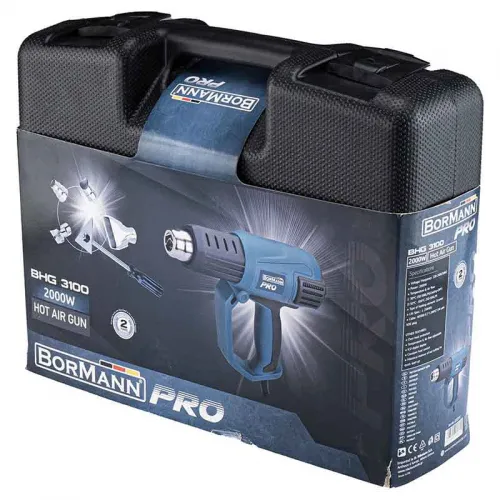 ΠΙΣΤΟΛΙ ΘΕΡΜΟΥ ΑΕΡΑ 2000W BORMANN Pro BHG3100