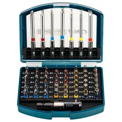 Σετ Μύτες & Αντάπτορας, Ατσάλι S2, 56τεμ Bormann Pro BHT1610