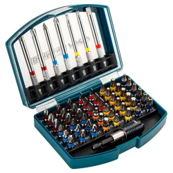 Σετ Μύτες & Αντάπτορας, Ατσάλι S2, 56τεμ Bormann Pro BHT1610