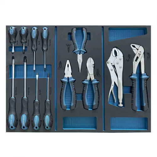 BORMANN Pro BWR7600SET Εργαλειοφορέας 6 Συρτάρια Πλαϊνό Ντουλάπι Και 120 Εργαλεία Cr-V